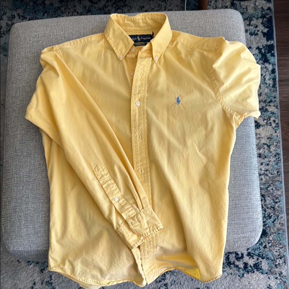 Polo by Ralph Lauren Men's Yellow Shirt